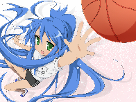 Konata Playing Basketball 🏀 [LuckyStar]