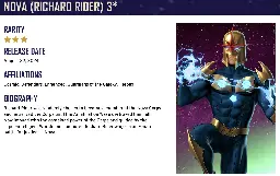 New Character - Nova (Richard Rider) 3*