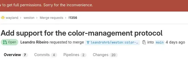 Wayland Color Management Protocol Posted For Weston