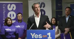 Opposition concedes that Newsom likely to eke out a win on Proposition 1 in California