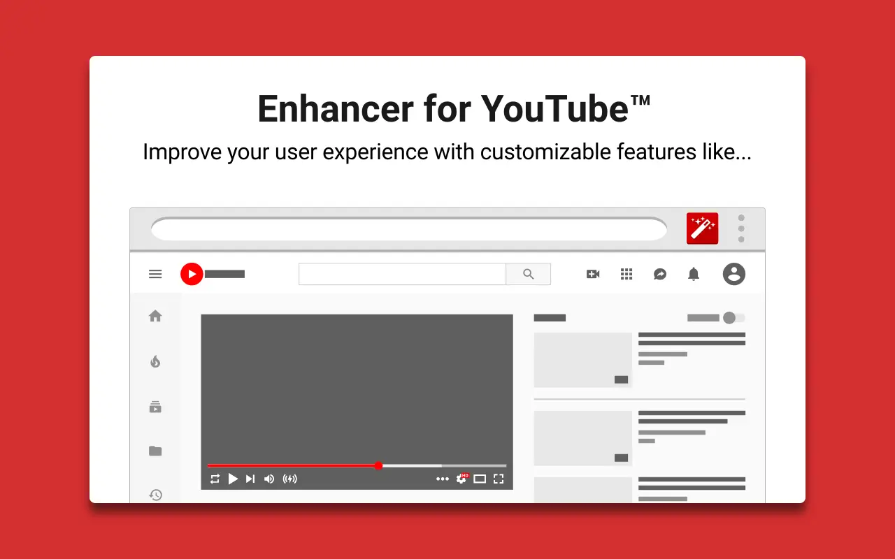 Enhancer for YouTube™ - Bu 🦊 Firefox (tr) uzantısını yükle