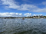 After the rains passed, Upper Newport Bay, heading towards the NAC. 2/9/2023