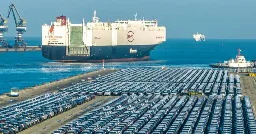 China is exporting so many EVs that it needs more ships – a lot more