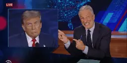 'Daily Show' host Jon Stewart unleashes F-bombs in Harris-Trump debate recap