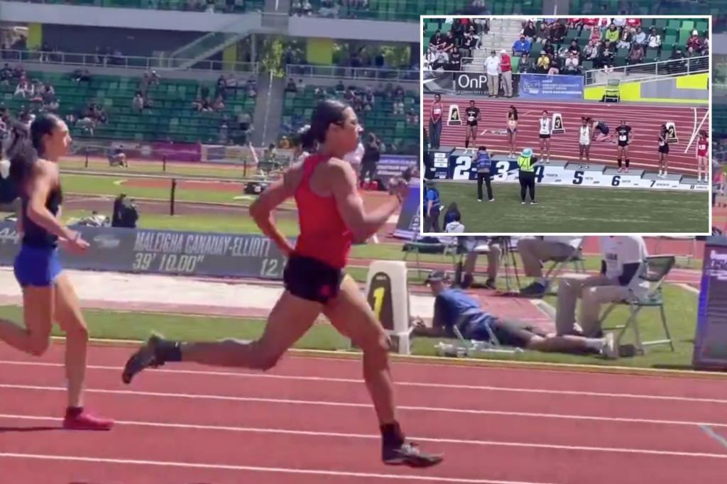 Transgender high school runner in Oregon booed after winning girls’ state title