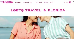 Florida's official tourism site removes 'LGBTQ Travel' section