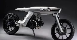 Street-legal aluminum bullet motorcycle gives off alien vibes