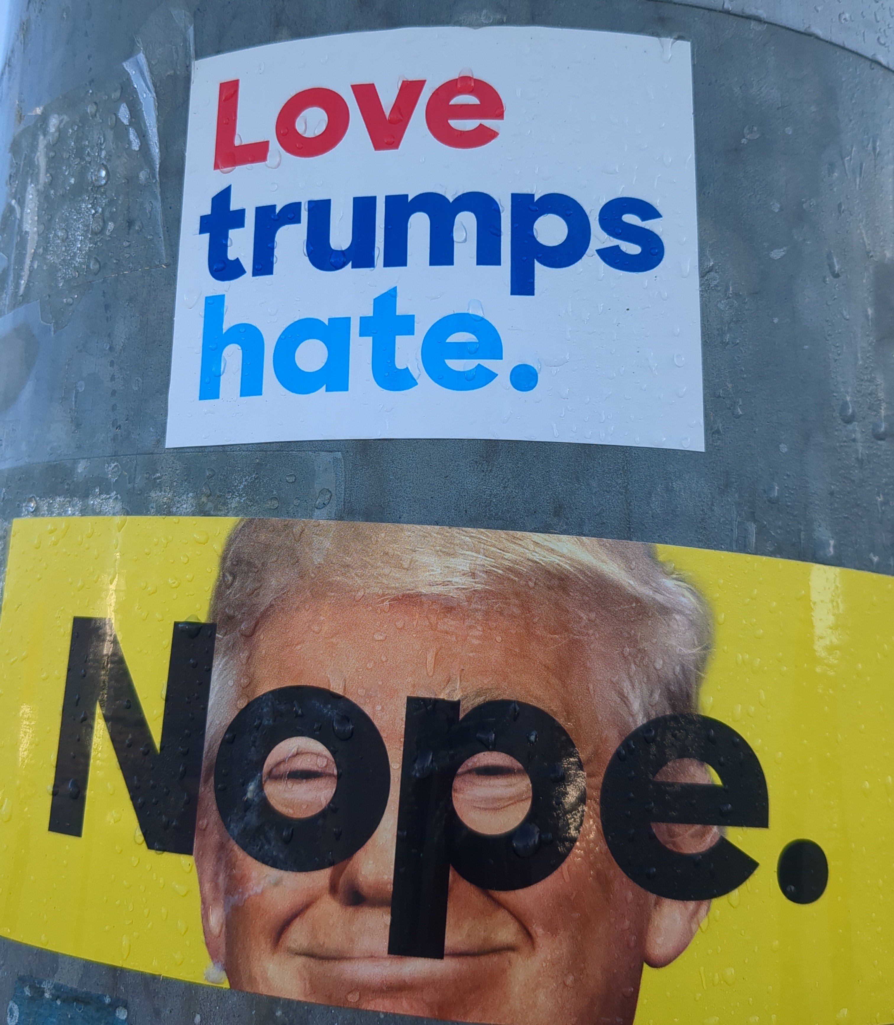 Love trumps hate & Nope