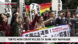 Tokyo High Court rules not allowing same-sex marriage unconstitutional | NHK WORLD-JAPAN News