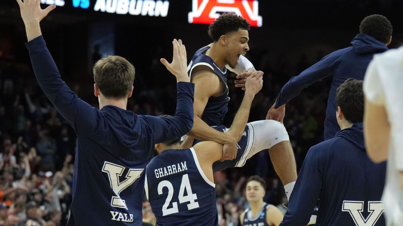 Auburn stunner: 13-seed Yale takes down Tigers