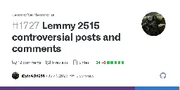 Lemmy 2515 controversial posts and comments by iByteABit256 · Pull Request #1727 · LemmyNet/lemmy-ui