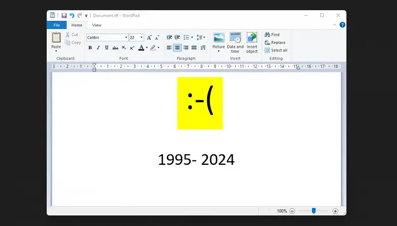 Microsoft Is Getting Rid Of WordPad After 28 Years - The Veteran Editor Has Been Present In The OS Since Windows 95 - Gadget Tendency