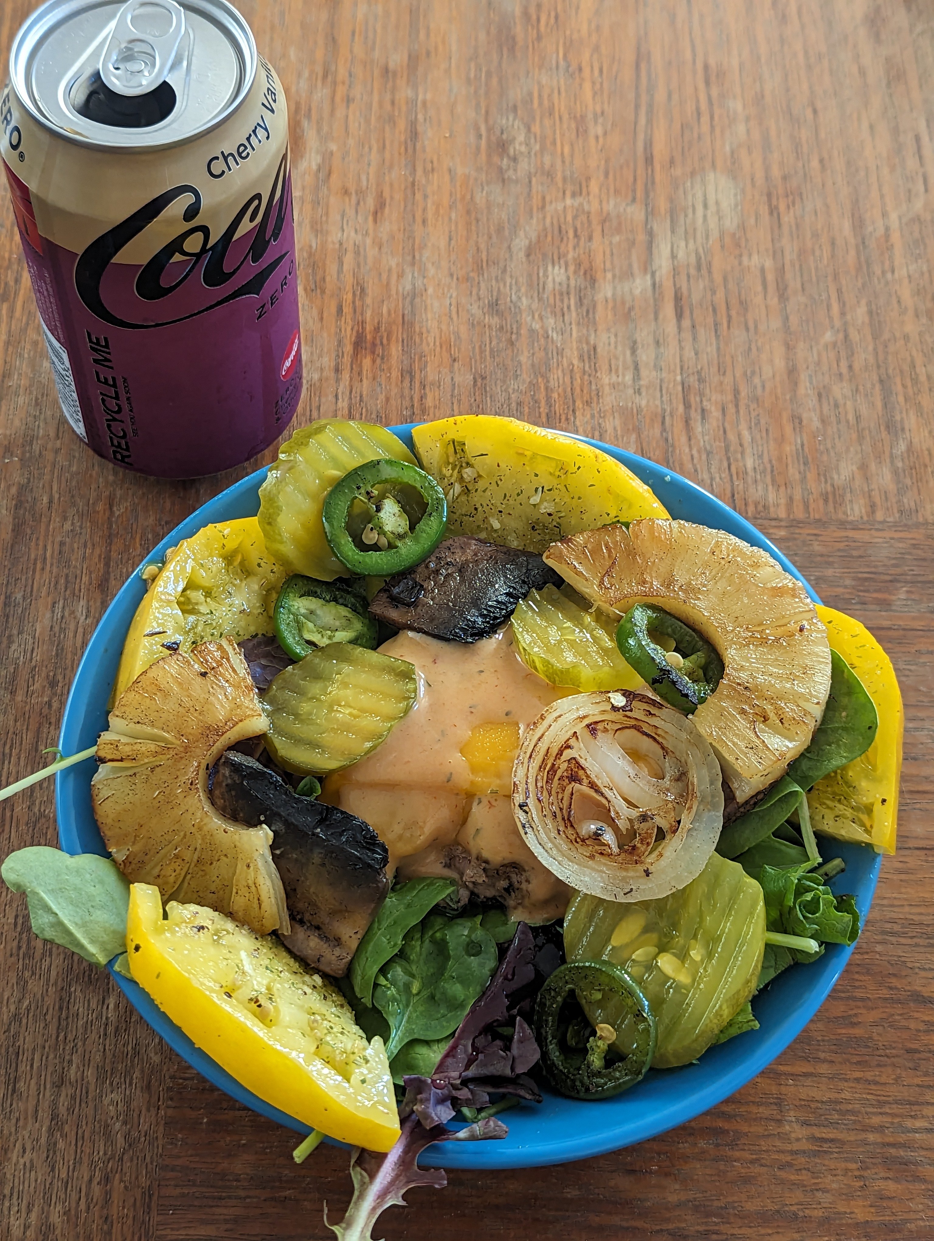 Burger in a bowl for 462 calories