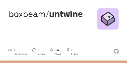 GitHub - boxbeam/untwine