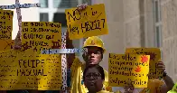 [Texas Tribune] “We are dying”: Houston workers protest new state law removing water break requirements