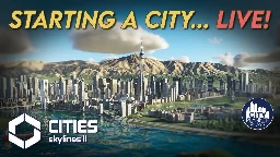 Building a New City in Cities Skylines 2 + Q&amp;A.... LIVE!