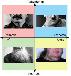 Quadrant facial hair