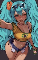 Brazilian miku by Ispyn Art