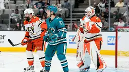 Sharks fall to Ducks in shootout despite strong performance from Vanecek | San Jose Sharks