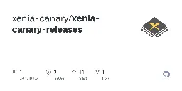 Releases · xenia-canary/xenia-canary-releases