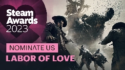 Hunt: Showdown - Nominate Hunt for 'Labour of Love' Award - Steam News