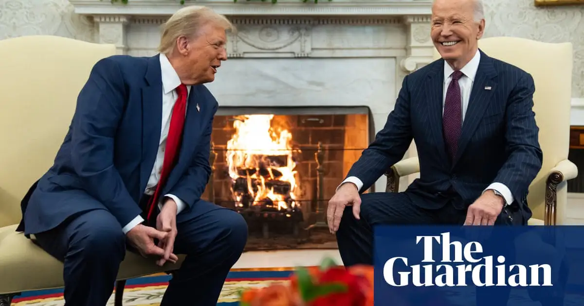 Biden welcomes Trump for fireside chat as he prepares to watch his legacy burn