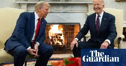 Biden welcomes Trump for fireside chat as he prepares to watch his legacy burn