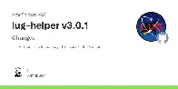 Release - lug-helper v3.0.1