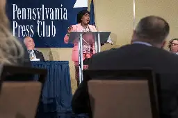 Mayor Cherelle Parker called out her detractors and lobbied for education funding in a visit to Harrisburg