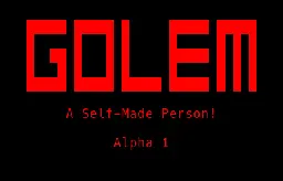 Golem: A Self-Made Person! by SurrealPartisan