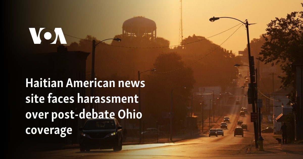 Haitian American news site faces harassment over post-debate Ohio coverage