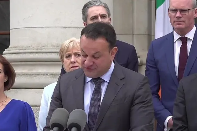 Leo Varadkar visibly emotional as he resigns as Taoiseach and Fine Gael leader: ‘I don’t feel I’m the best person for the job anymore’