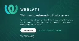 Weblate - web-based localization
