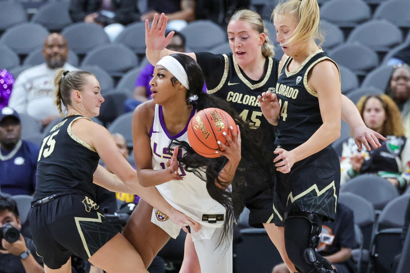 (NCAAB) Colorado stuns No. 1 LSU as Tigers become first reigning women's champion to lose opener since 1995