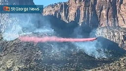 Saddle Fire 0 percent contained burning over 20 acres near Southern Utah border