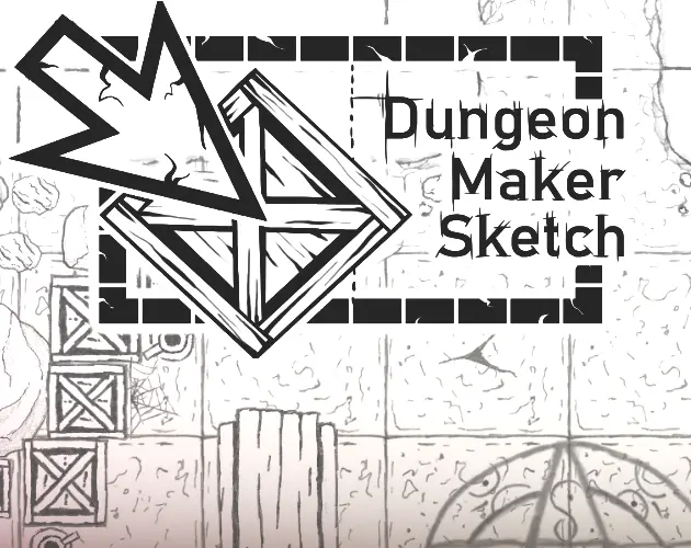 Dungeon Maker Sketch  ( D&amp;D Map Maker ) by Edward Neave