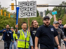 Boeing workers vote overwhelmingly to strike, halting aircraft production