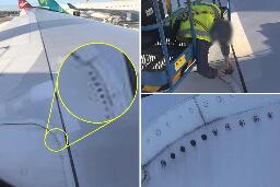 NYC-bound flight canceled when passenger notices missing bolts on plane wing