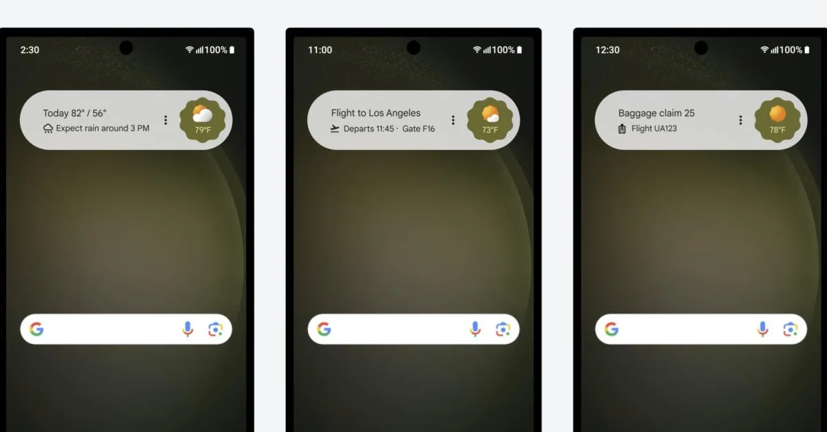Redesigned Assistant At a Glance widget rolling out to all Android phones