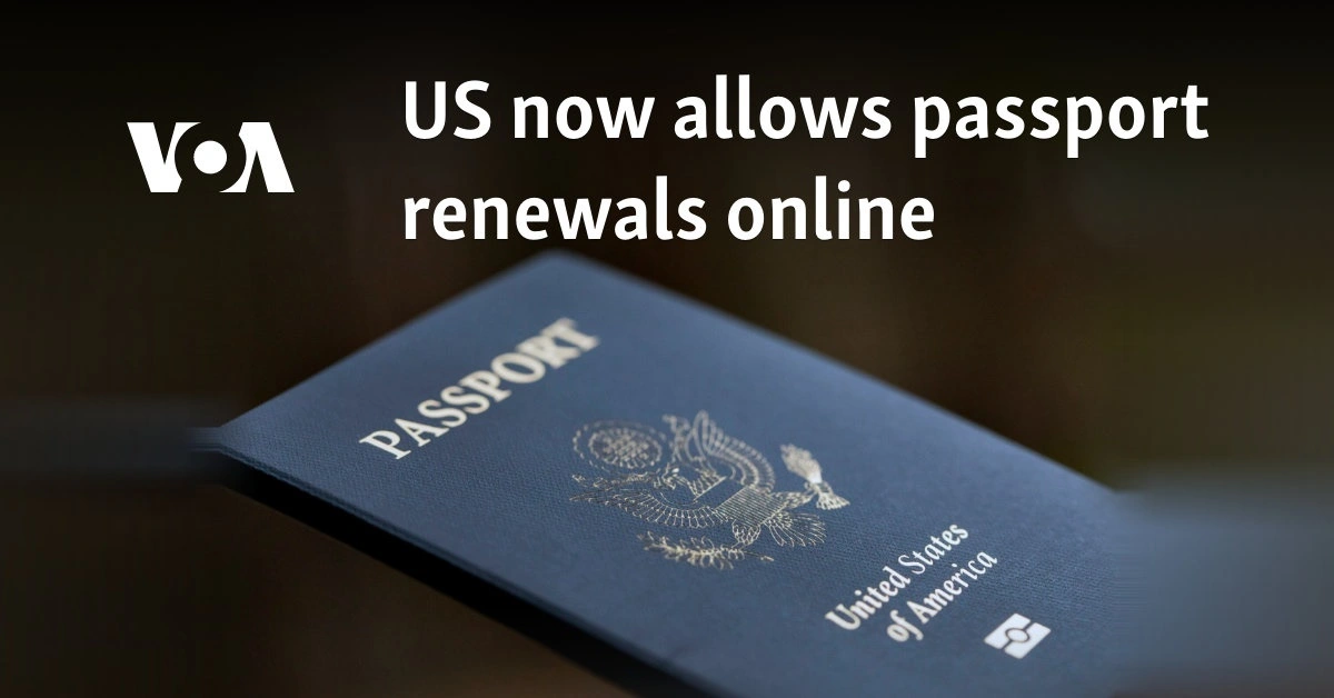 US now allows passport renewals online