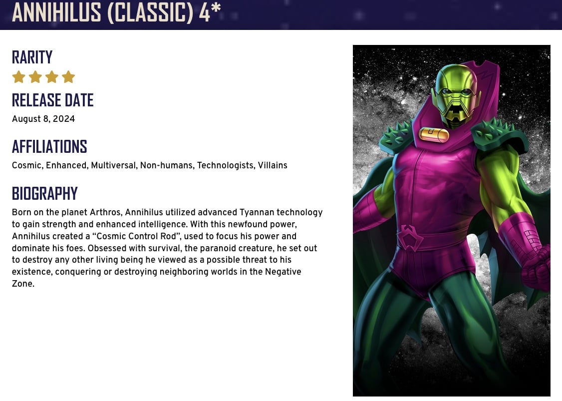 New Character - Annihilus (Classic) 4*