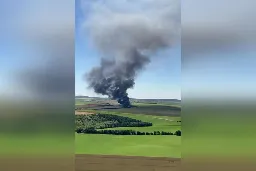 Vidéo. Centre d'enfouissement des déchets en feu dans la Marne, un important périmètre de sécurité est en place