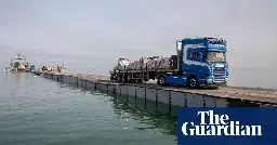 US aid to Gaza stalls after temporary pier breaks apart in heavy seas