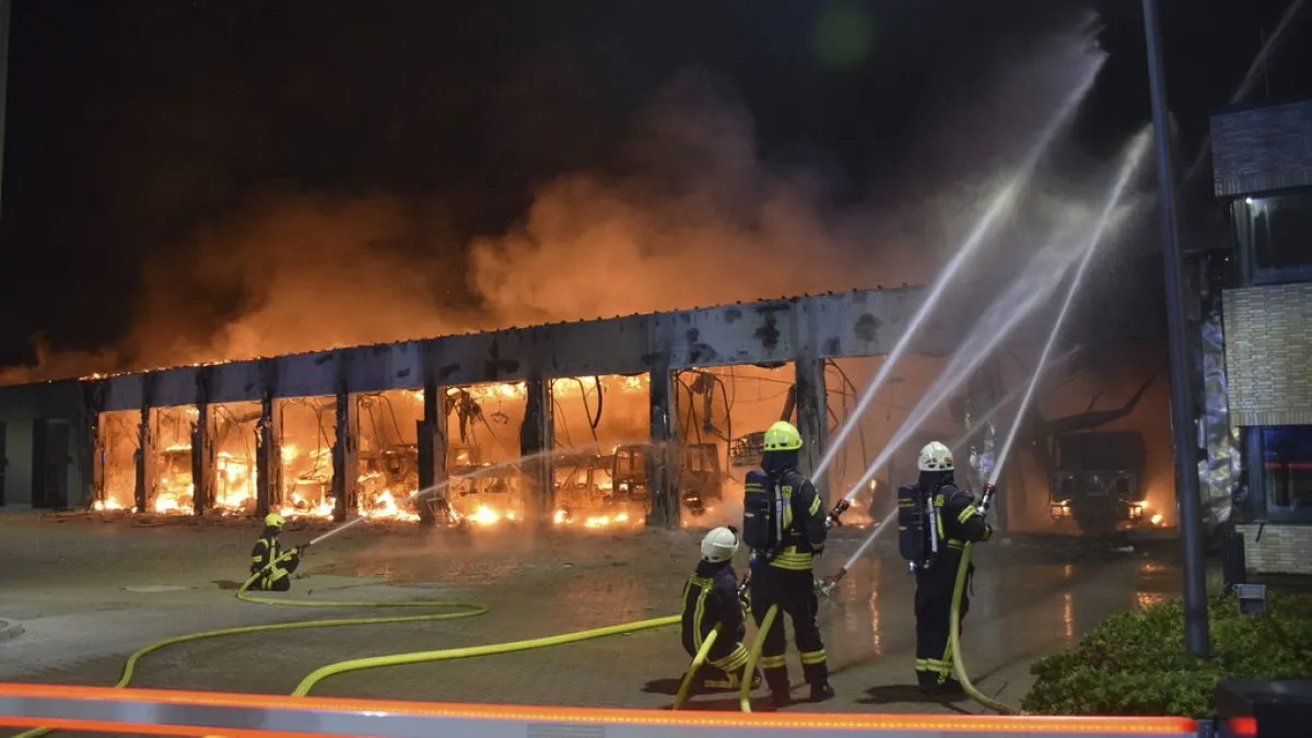 Brand-new fire station in Germany burns down as it had no fire alarms