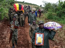 Murdered Ugandan Olympian Cheptegei buried with full military honours