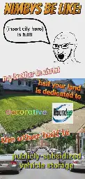 [meme] Lawns and car storage — name a more wasteful use of land