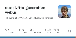 GitHub - rsxdalv/tts-generation-webui: TTS Generation Web UI (Bark, MusicGen, Tortoise)