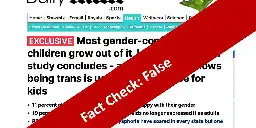 Fact Check: No, A New Study Does Not Show "Being Trans Is Just A Phase"