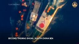 Chinese coast guard ram and puncture Philippine military boats in disputed shoal
