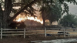 Oregon fire is the largest burning in the US. Thunderstorms and high winds are exacerbating it